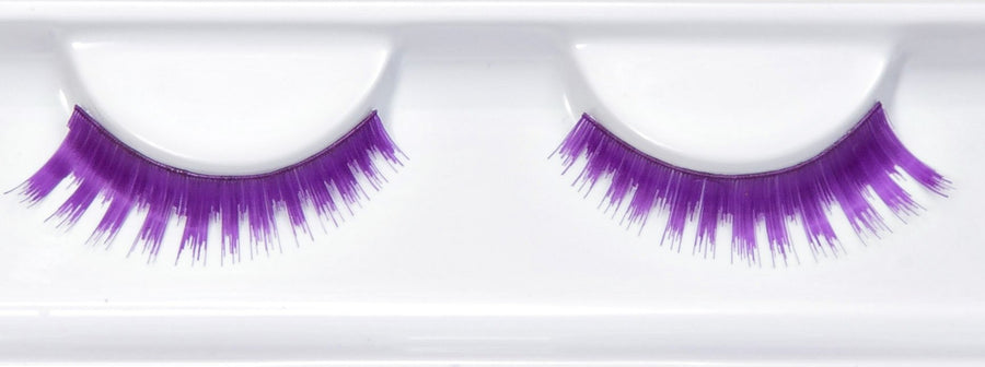 Synthetic Hair False Lashes - Short Dark Purple