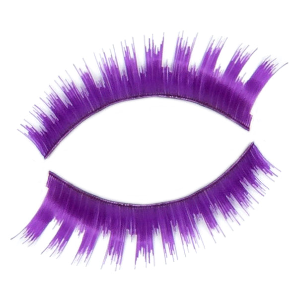 Synthetic Hair False Lashes - Short Dark Purple