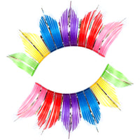 Synthetic False Lashes - Colourful False Eyelashes