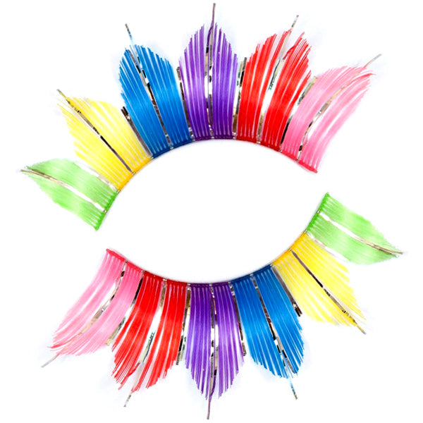Synthetic False Lashes - Colourful False Eyelashes
