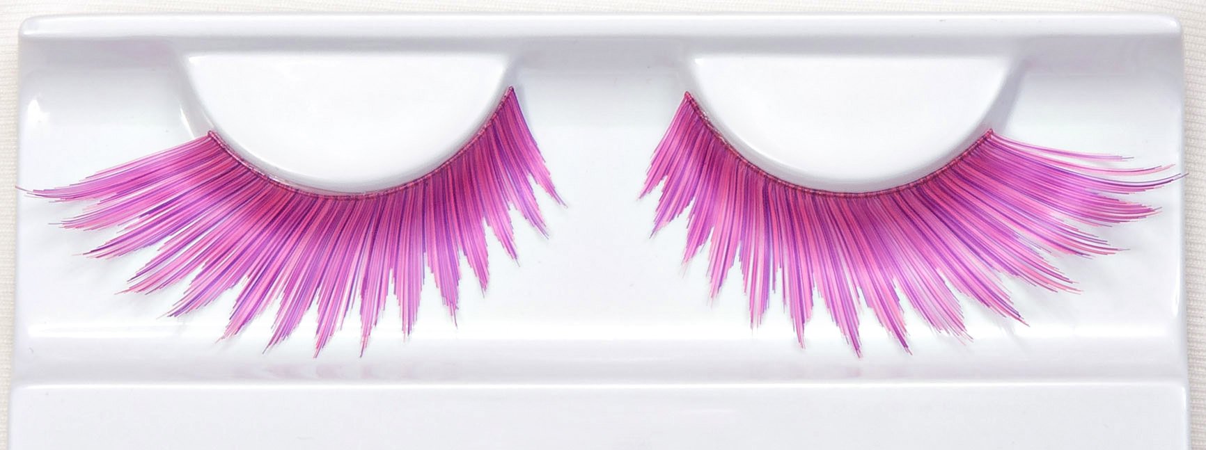 Synthetic Hair False Lashes - Long Light and Dark Purple