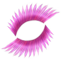 Synthetic Hair False Lashes - Long Light and Dark Purple