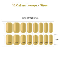Semi Cured Gel Nail Wraps - Solid Colours (select option)