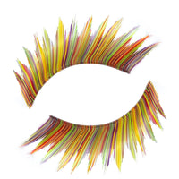 Synthetic Hair False Lashes - Multi Coloured