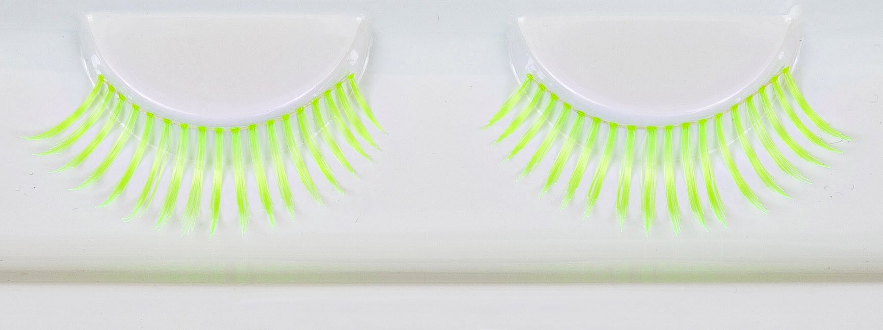 Synthetic Hair False Lashes - Glow In The Dark