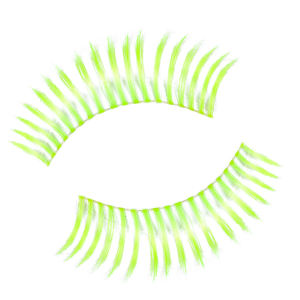 Synthetic Hair False Lashes - Glow In The Dark