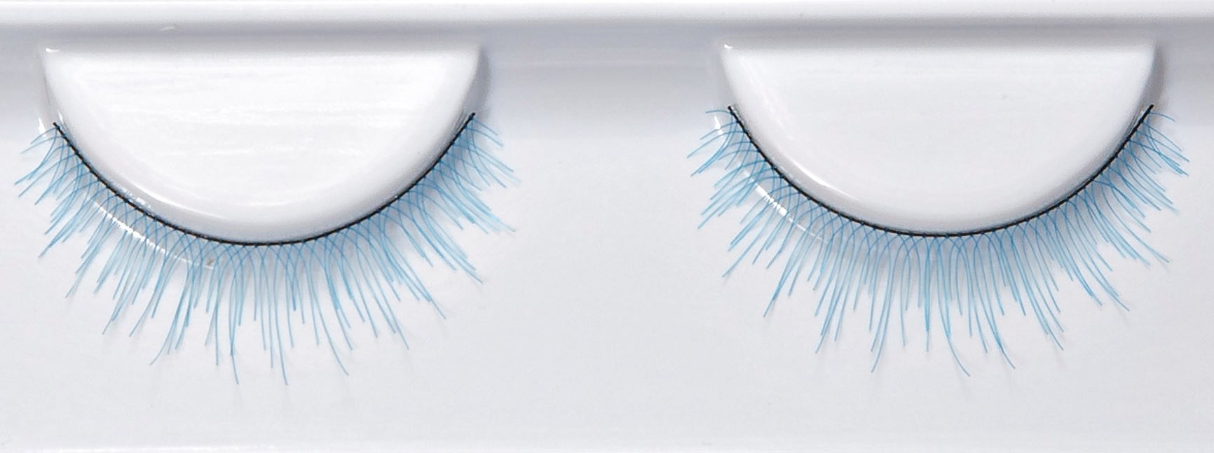Synthetic Hair False Lashes - Extra Thin Blue