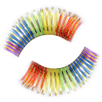 Synthetic False Lashes - Hologram Rainbow