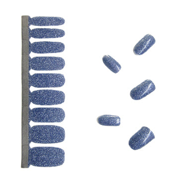 Glitter Nail Polish Stickers - Sky Delight
