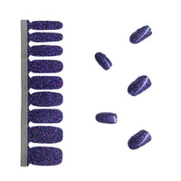Glitter Nail Polish Stickers - Viola