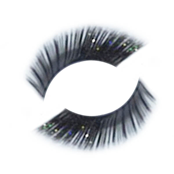Synthetic Hair False Lashes - Medium Thickness with Glitter