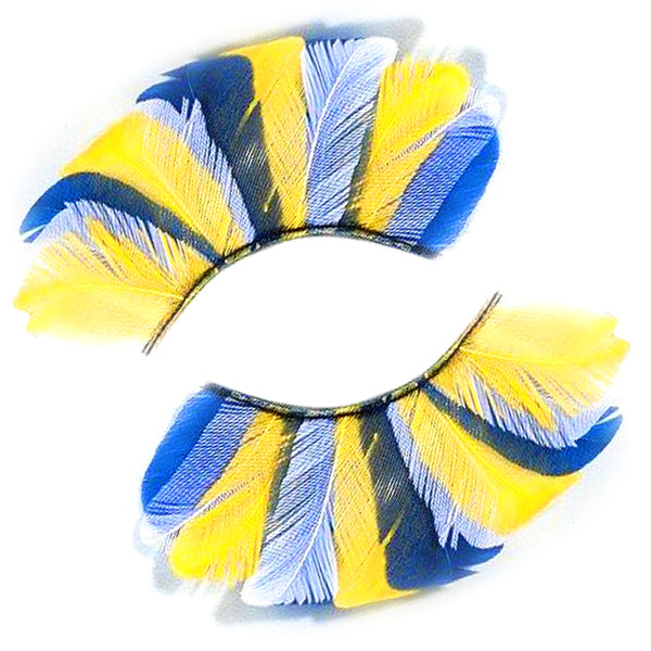 Fabrique False Lashes - Tri-Colour Feathers
