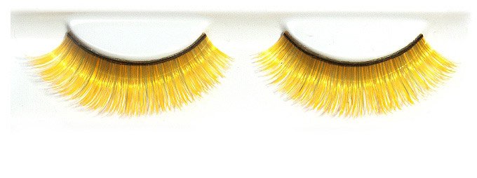 Synthetic Hair False Lashes - Short Yellow