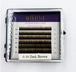 Eyebrow Extensions - Premium Faux Mink - Dark Brown - 6 Lines
