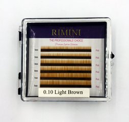 Eyebrow Extensions - Premium Faux Mink - Light Brown - 6 Lines