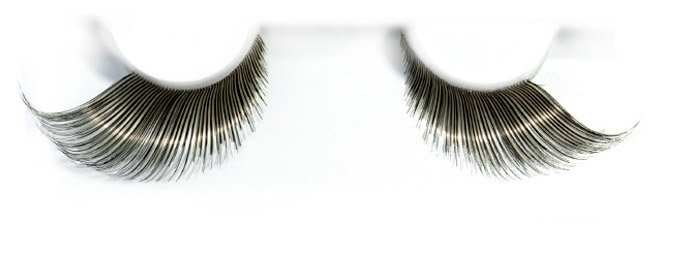 Synthetic Hair False Lashes -  Medium Side Sweeping