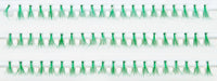 Individual Flare False Lashes - Short 10.5mm (Green)