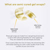Semi Cured Gel Nail Wraps - Crystal Clear