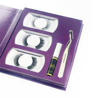 3D Luxury Faux Mink Lash Kit - Purple Box