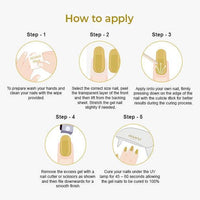 Semi Cured Gel Nail Wraps - Cosy Spring