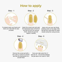 Semi Cured Gel Nail Wraps - Holiday Vibes (Special Edition)