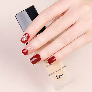 Press On Nails - Luxurious Ruby