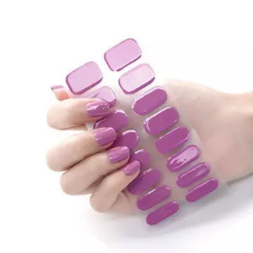 Semi Cured Gel Nail Wraps - Dusty Rose