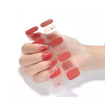 Semi Cured Gel Nail Wraps - Sunset