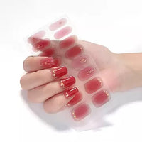 Semi Cured Gel Nail Wraps - Water Melon
