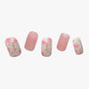 Semi Cured Gel Nail Wraps - Pink Florals