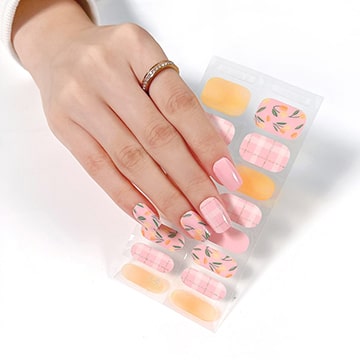 Semi Cured Gel Nail Wraps - Cosy Spring