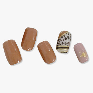 Semi Cured Gel Nail Wraps - Cosy Evening