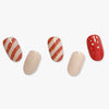 Semi Cured Gel Nail Wraps - Candy Cane