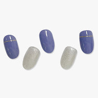 Semi Cured Gel Nail Wraps - Midnight Ball