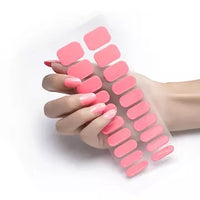 Semi Cured Gel Nail Wraps - Cotton Candy