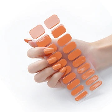 Semi Cured Gel Nail Wraps - California Poppy