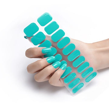Semi Cured Gel Nail Wraps - Crystal Clear