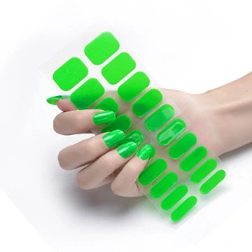 Semi Cured Gel Nail Wraps - Highlighter