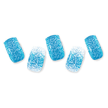 Semi Cured Gel Nail Wraps - Crystal Blue (Special Edition)