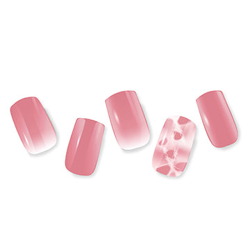 Semi Cured Gel Nail Wraps - Pink Candy (Special Edition)