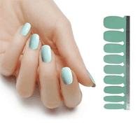 Nail Polish Stickers - Sea Green