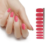 Nail Polish Stickers - Geranium