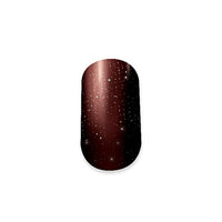 Glitter Nail Polish Stickers - Shimmering Maroon