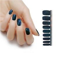 Glitter Nail Polish Stickers - Diamond In The Sky