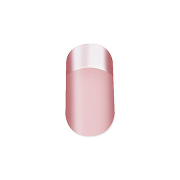 French Tips Nail Polish Stickers - Baby Pink
