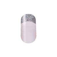 French Tips Nail Polish Stickers - Marble