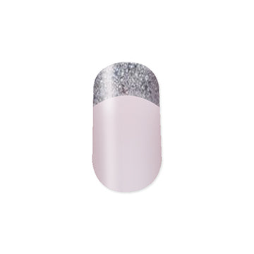 French Tips Nail Polish Stickers - Marble