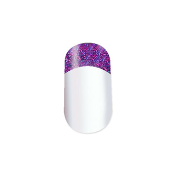 French Tips Nail Polish Stickers - Purple Rain