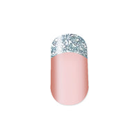 French Tips Nail Polish Stickers - Disco Ball