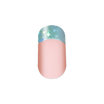 French Tips Nail Polish Stickers - Disco Lights